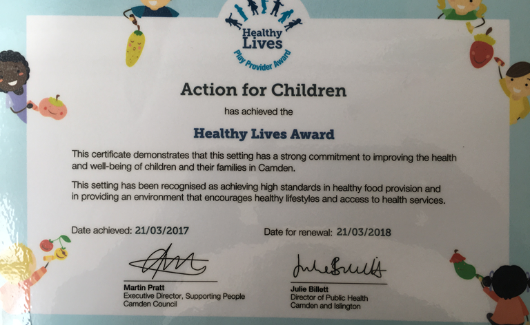 Healthy Lives Award